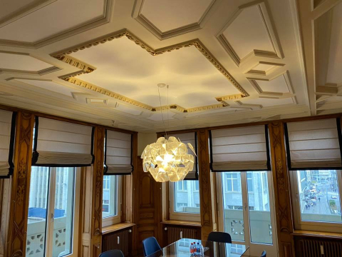 Umbau CBH Bank, Bahnhofstrasse Zürich — repräsentativer Sitzungsraum nach Renovation